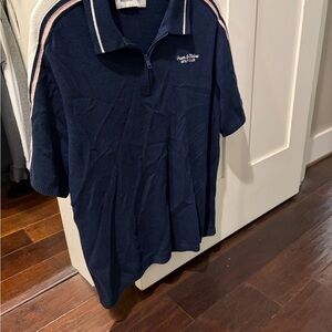 Hollister Navy Blue Polo Shirt